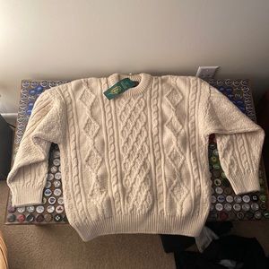 Authentic Wool Callan Knitted Sweater 100% Pure Merino Wool